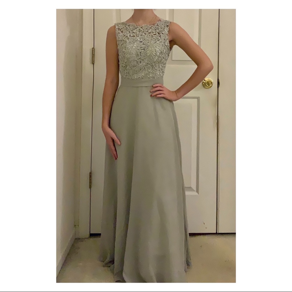 High neck dress, formal dress, prom dress
